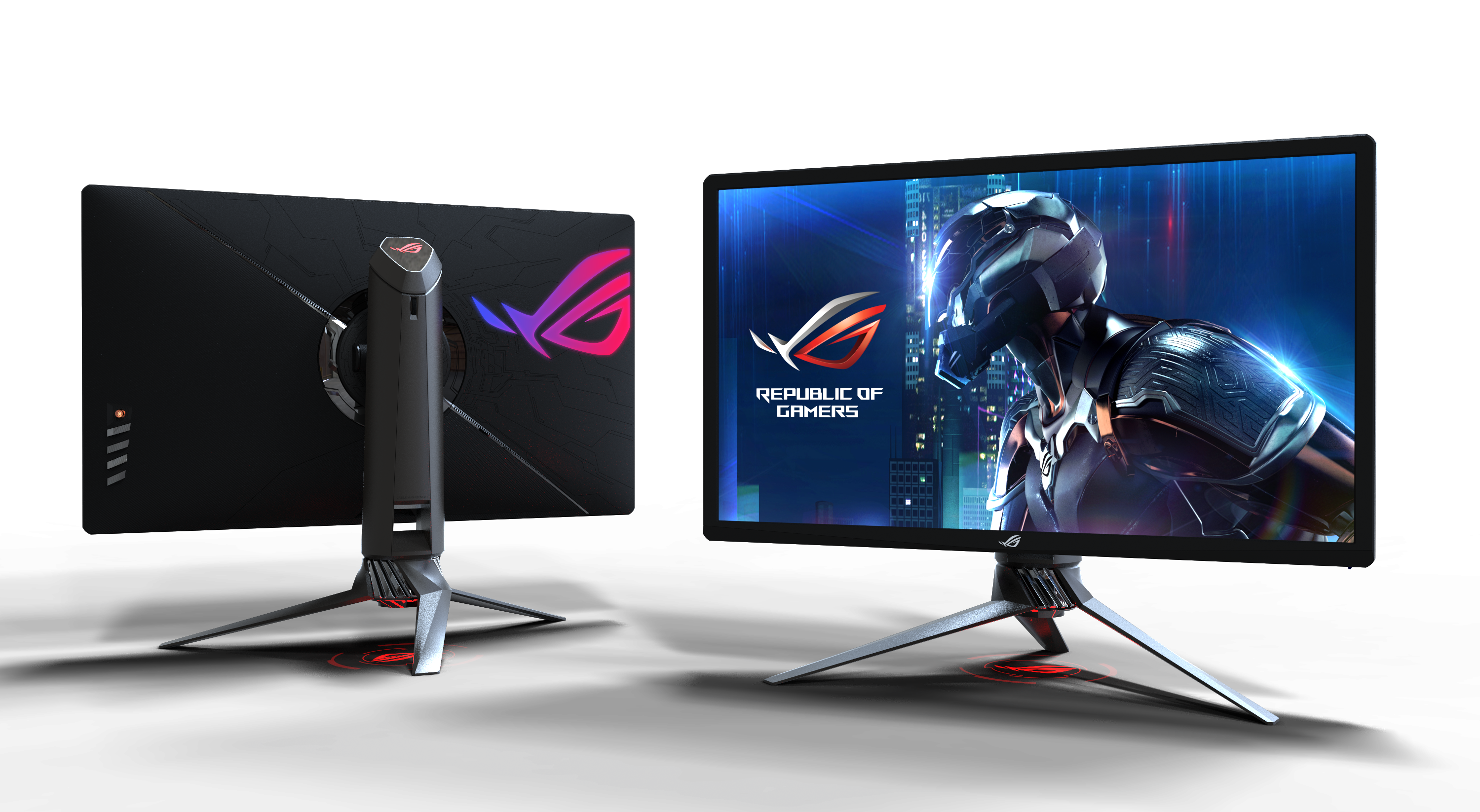 ASUS ROG-Swift PG27UQ - Front and Rear